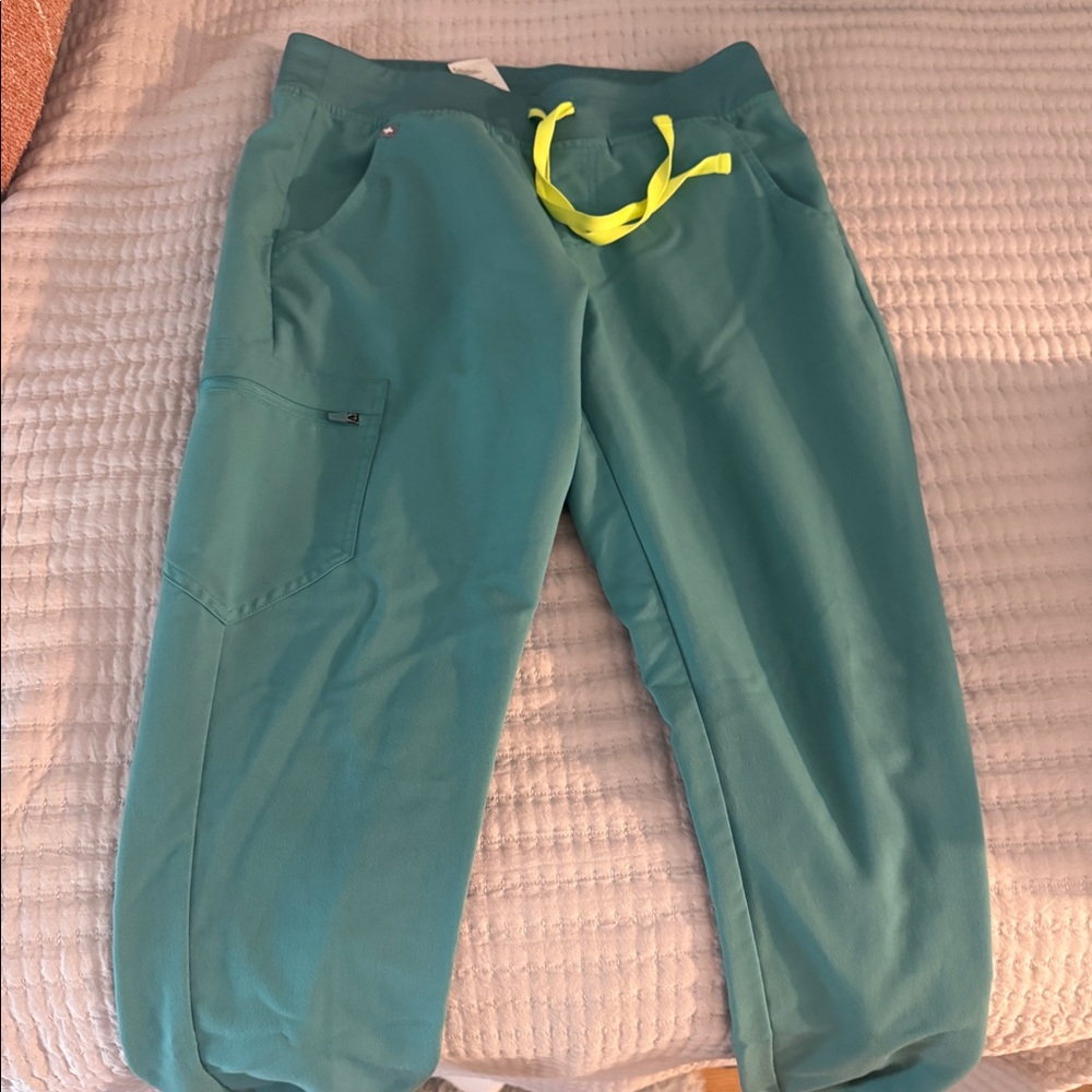 Figs Zamora scrub pants. Size med. Surgical green